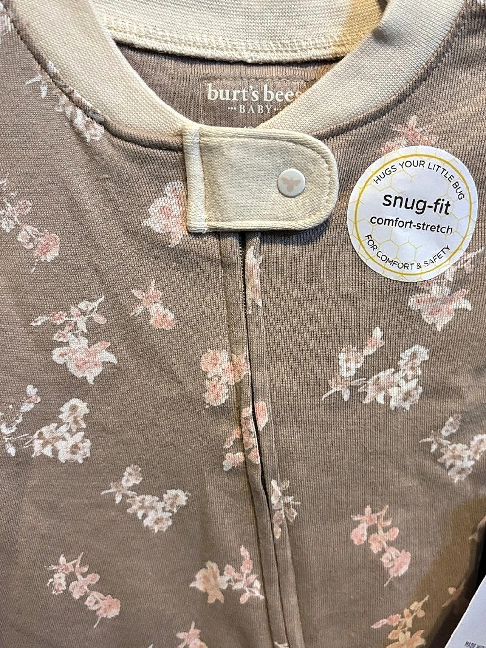 Burt's Bees Baby Organic Cotton Sleeper - Picture 2 of 6